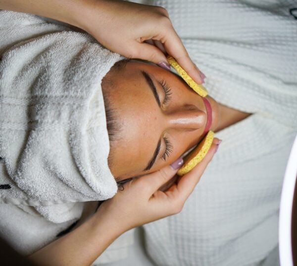 Woman in White Towel